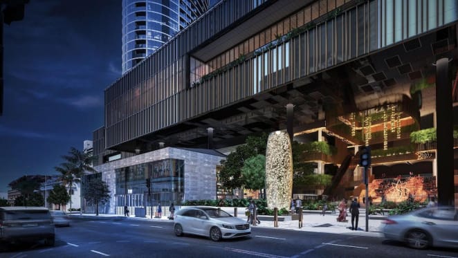 Art-filled atrium to redefine Queen’s Wharf Residences George Street entrance