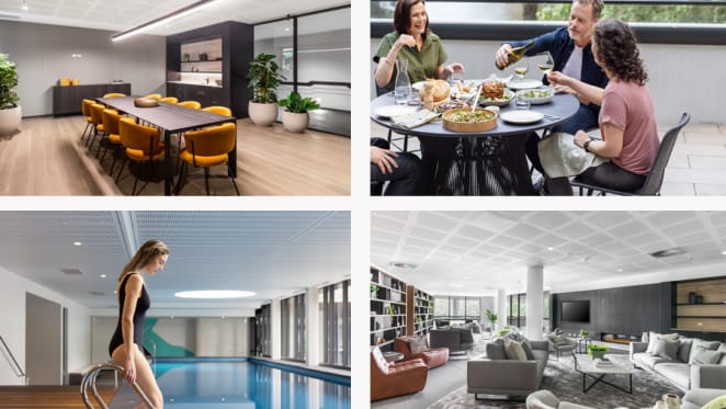 The onsite amenity keeping residents entertained at Riverbank, Abbotsford apartments