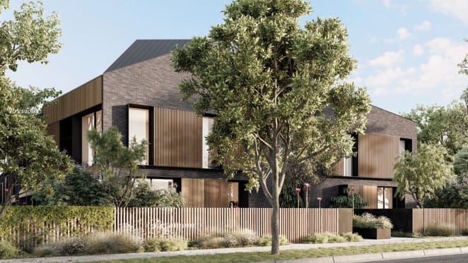 Townhouse development Robinson in Hawthorn's Scotch Hill precinct nears completion