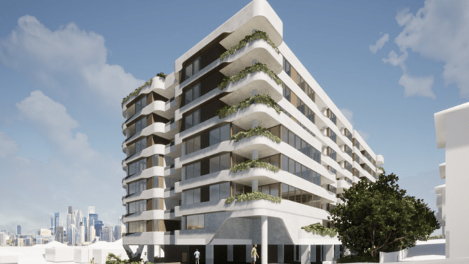 Mosaic lodge East Brisbane apartment plans, with unique Moreton Bay Fig tree design influence