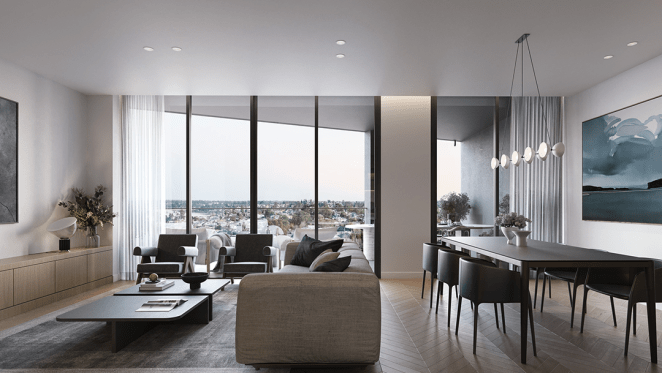 Inside the hotel-inspired apartments at Cirque Duet in Perth's Mount Pleasant