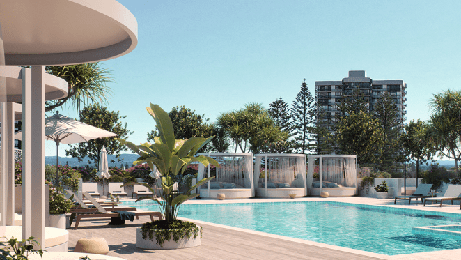 Two pools across the road from Surfers Paradise Beach: The extensive amenity driving buyers to Pacific One