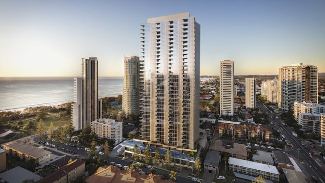 Sold out Signature, Broadbeach apartment development, tops out