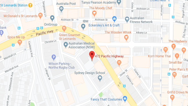 St Leonards Square location