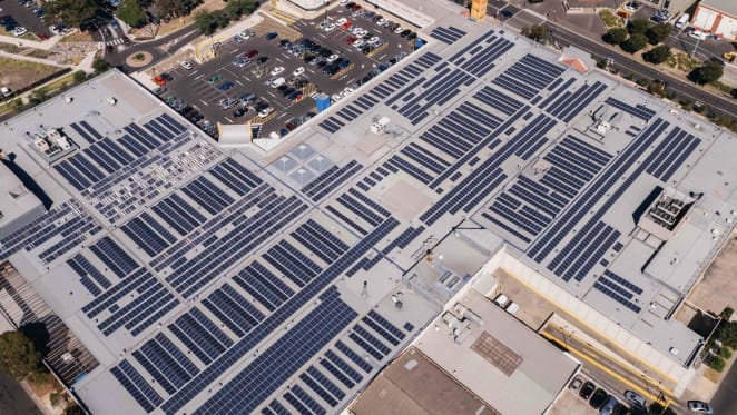 Sustainable future: Melbourne mall now features over 4000 solar panels
