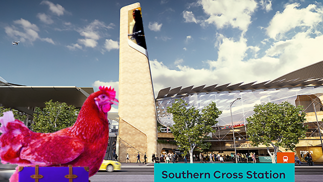 Why did the chicken cross the road? To get to the airport - Part One