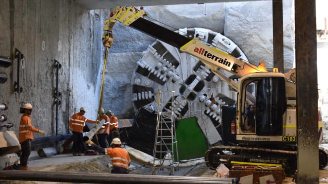 Perth's Forrestfield-Airport rail link completes a major TBM milestone