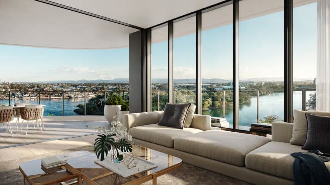 Art Deco inspired, The Catalina embodies the pinnacle of luxury apartment living on Chevron Island