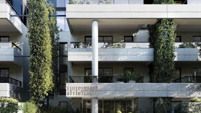 Thomas Street, Moonee Valley Park’s first apartment development, designed to connect to nature