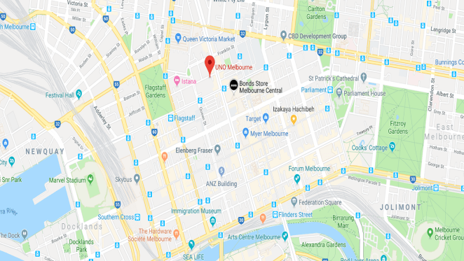 Uno, Melbourne location