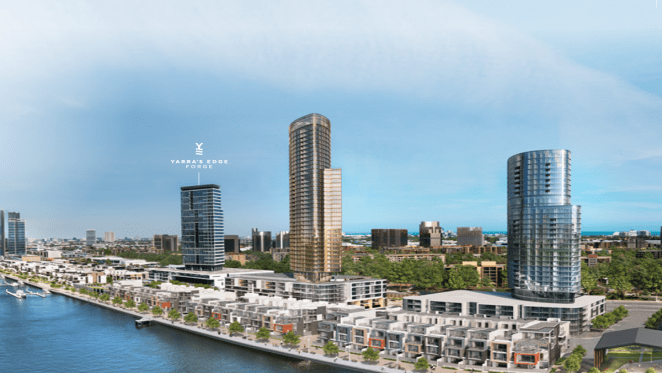 Rendering of Yarras Edge extension with Voyager pictured in the middle.