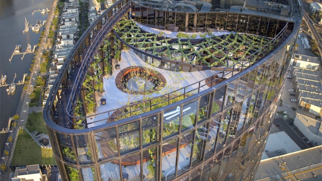Demand spikes in 2021 for Mirvac's recently completed Yarra's Edge apartment tower, Voyager, now 82% sold