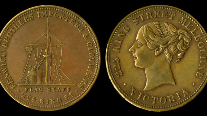 Melbourne Traders Tokens - History in your palm