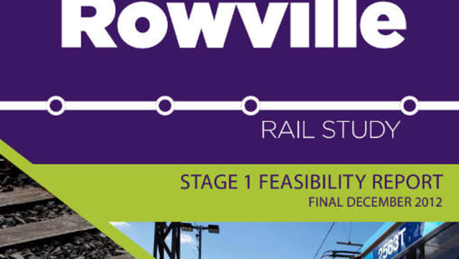 The Ballieu/Napthine government's Rowville Rail Study ignored the elephant in the room