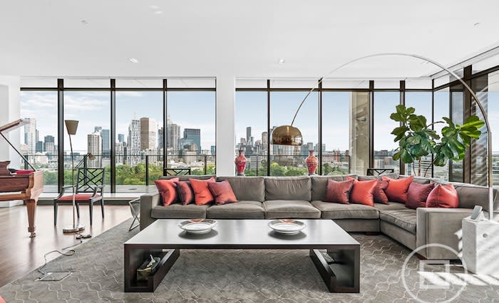 The 1101/150 Clarendon Street, East Melbourne sub-penthouse repriced $10 million less than initial $46 million hopes