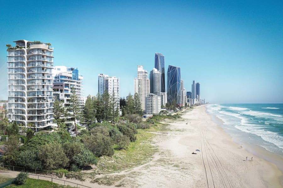 QNY and Glenvill launch Sunset Residences, Broadbeach apartment tower