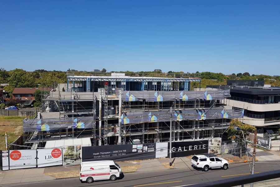 Glen Iris apartment development GALERIE pushes ahead on time with completion planned for Q4 2024