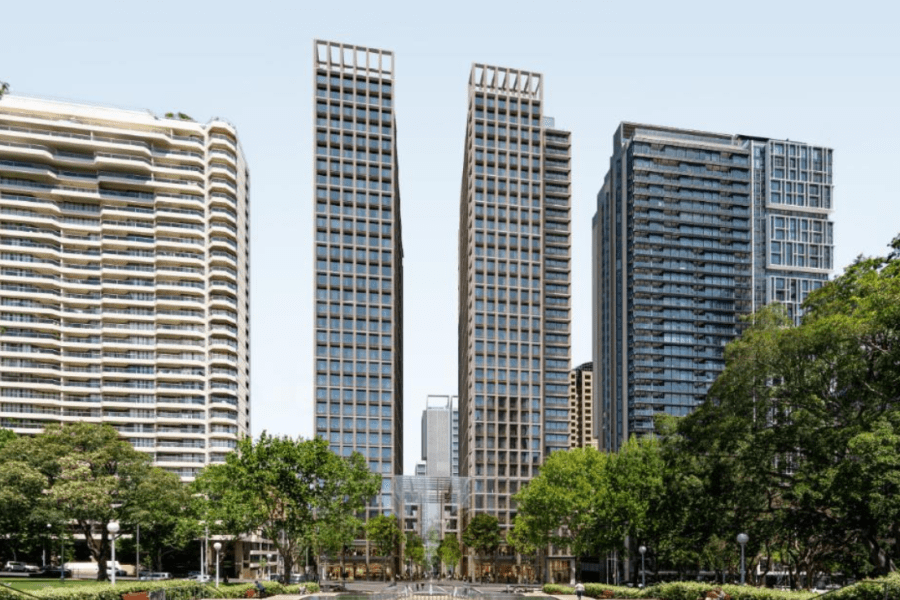 Two-tower apartment development greenlit on Sydney's Hyde Park