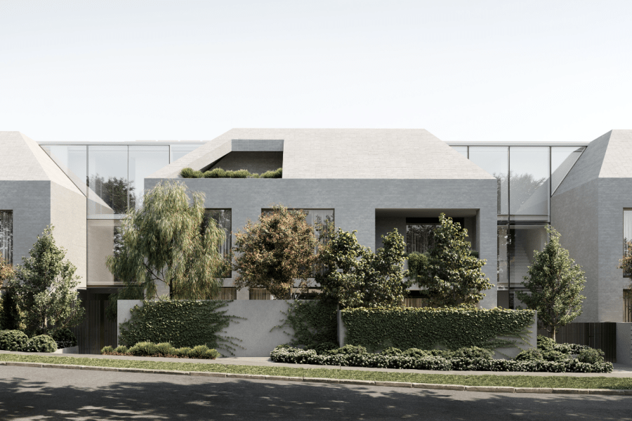 Carr Design bring French architecture to Kooyong at Mansard apartments