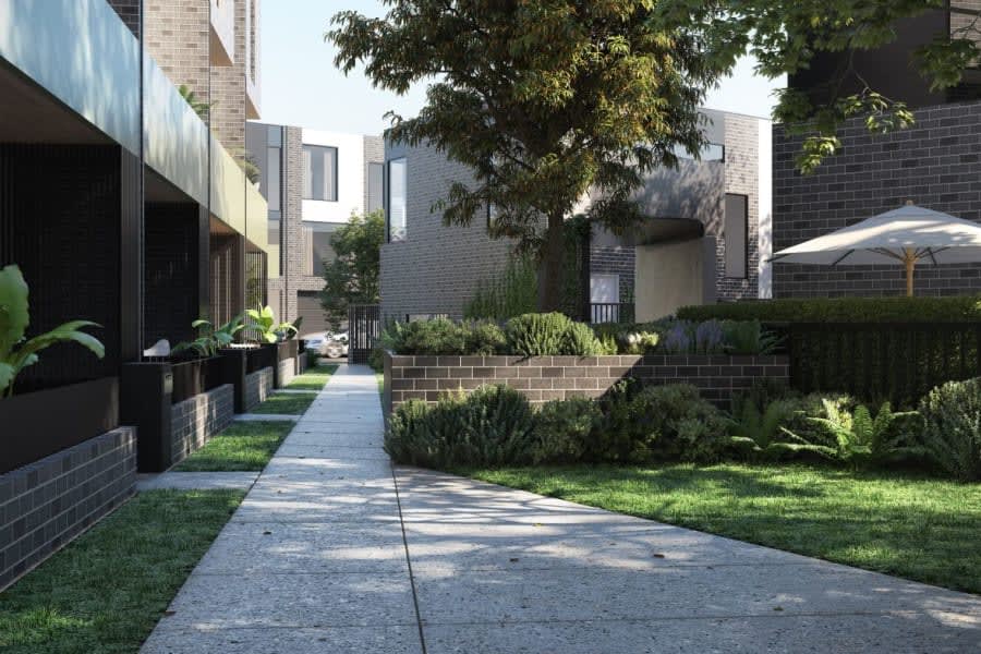 Limited townhouses remain in Coburg's completed Blvd Gardens