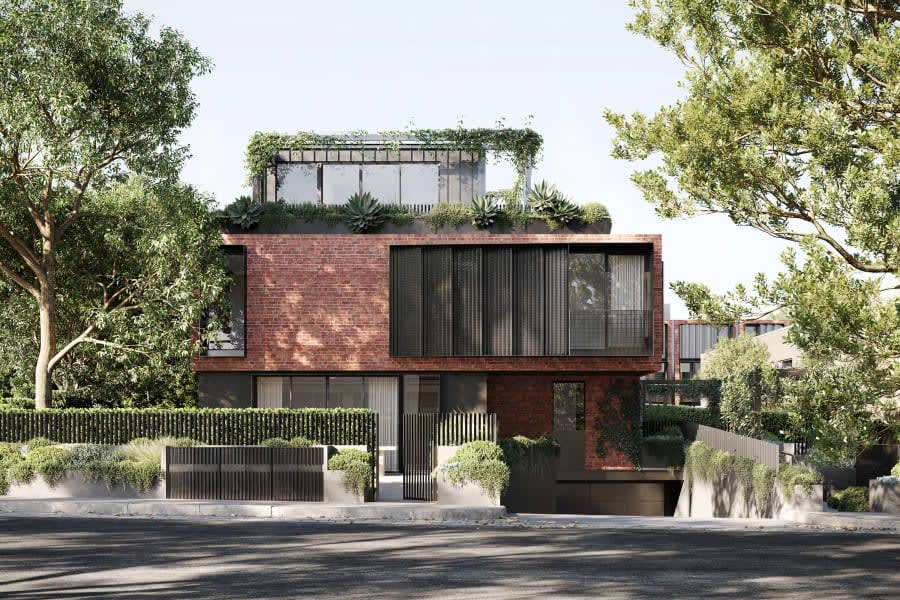 Construction set to complete on Compose townhouses in Hawthorn in August 