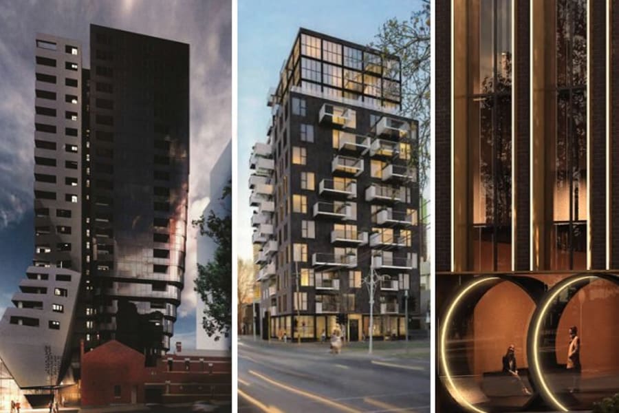 City of Melbourne field three high quality development applications