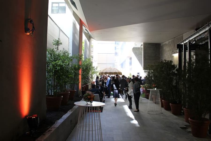 Fulton Lane on show during its topping out ceremony