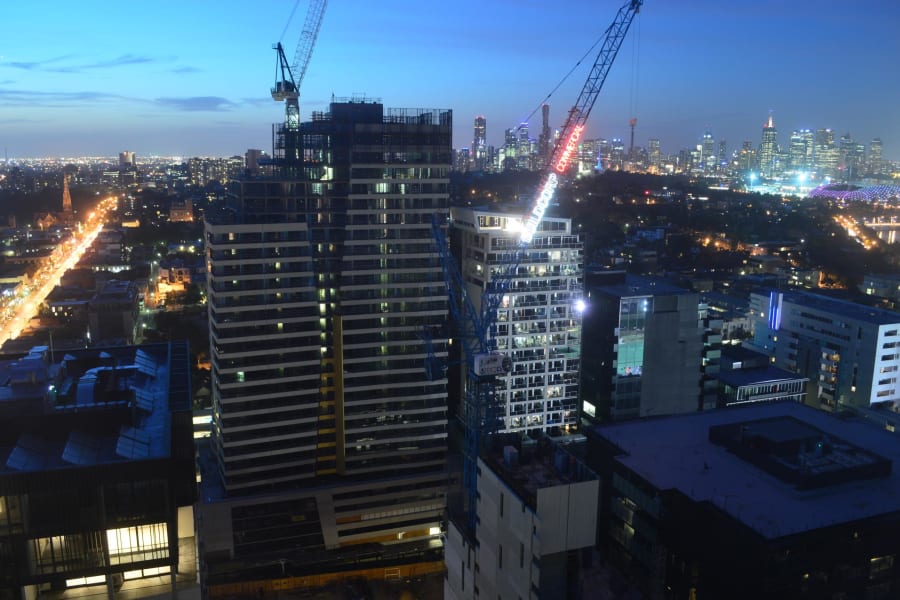 Central South Yarra tops out