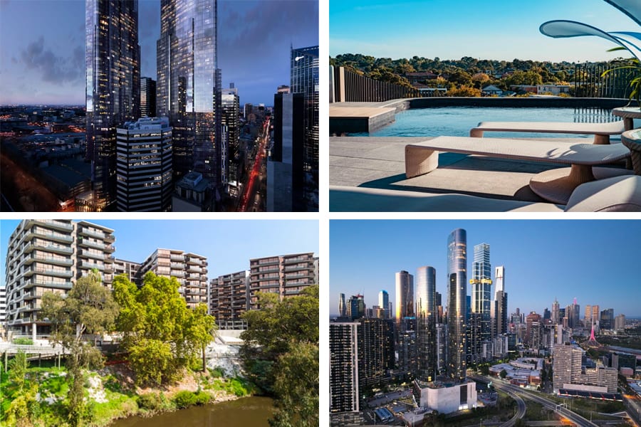 The top seven completed, ready to move in apartment developments in Melbourne