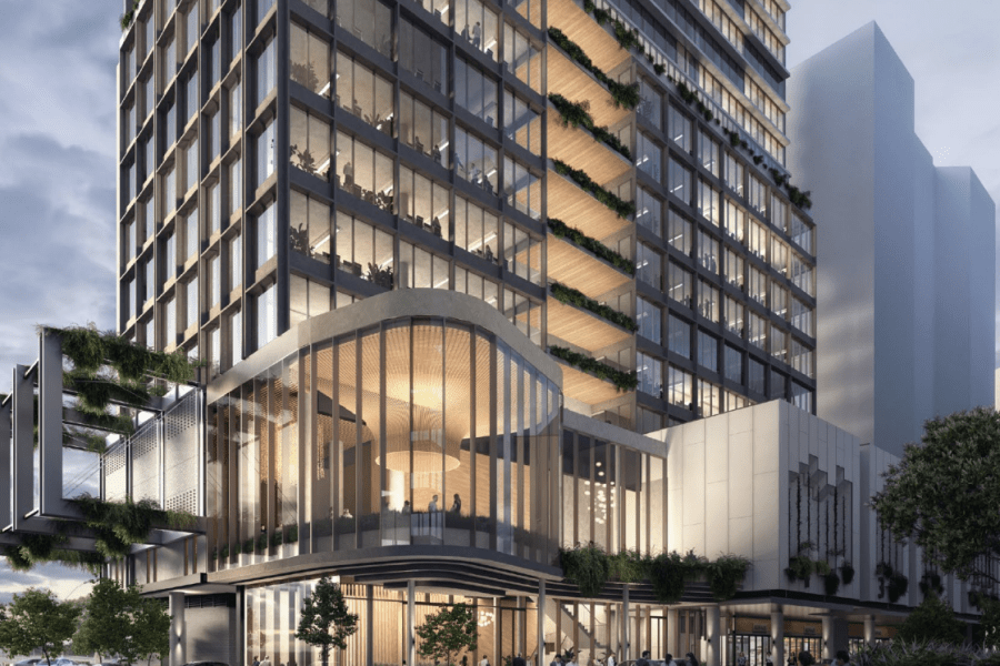 Pellicano revise plans for South City Square tower in Woolloongabba