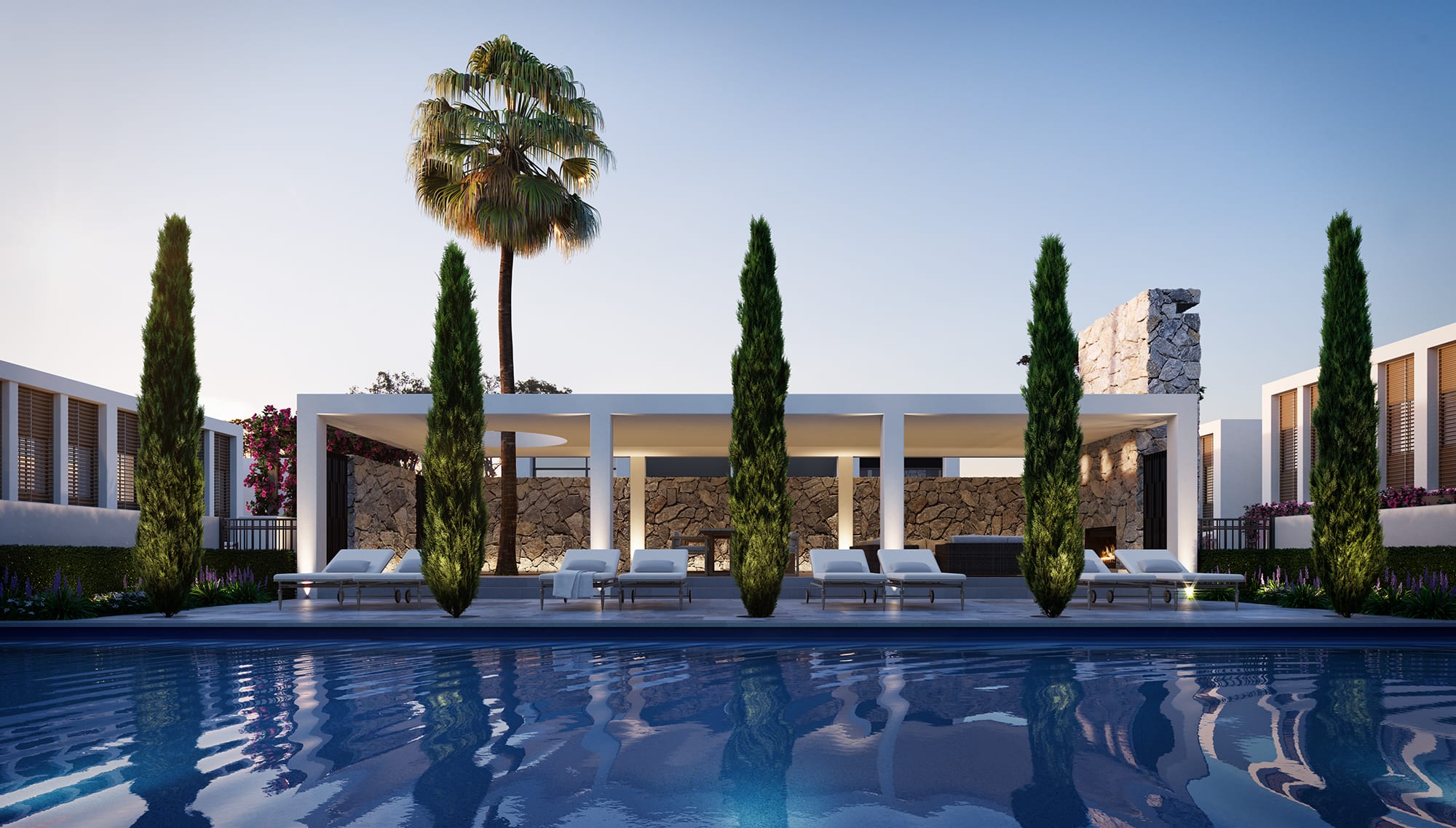 Palm Springs-inspired residences bring modern opulence to Cannon Hill