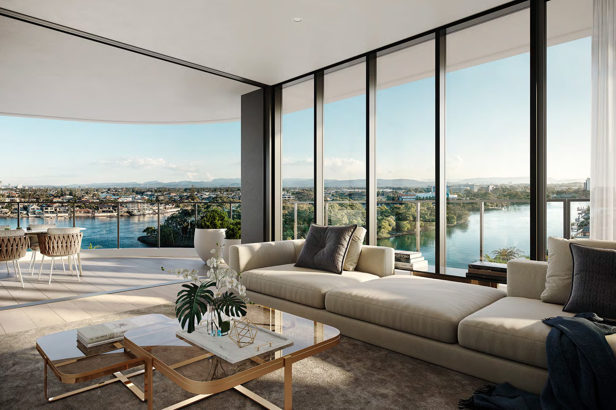 Art Deco inspired, The Catalina embodies the pinnacle of luxury apartment living on Chevron Island