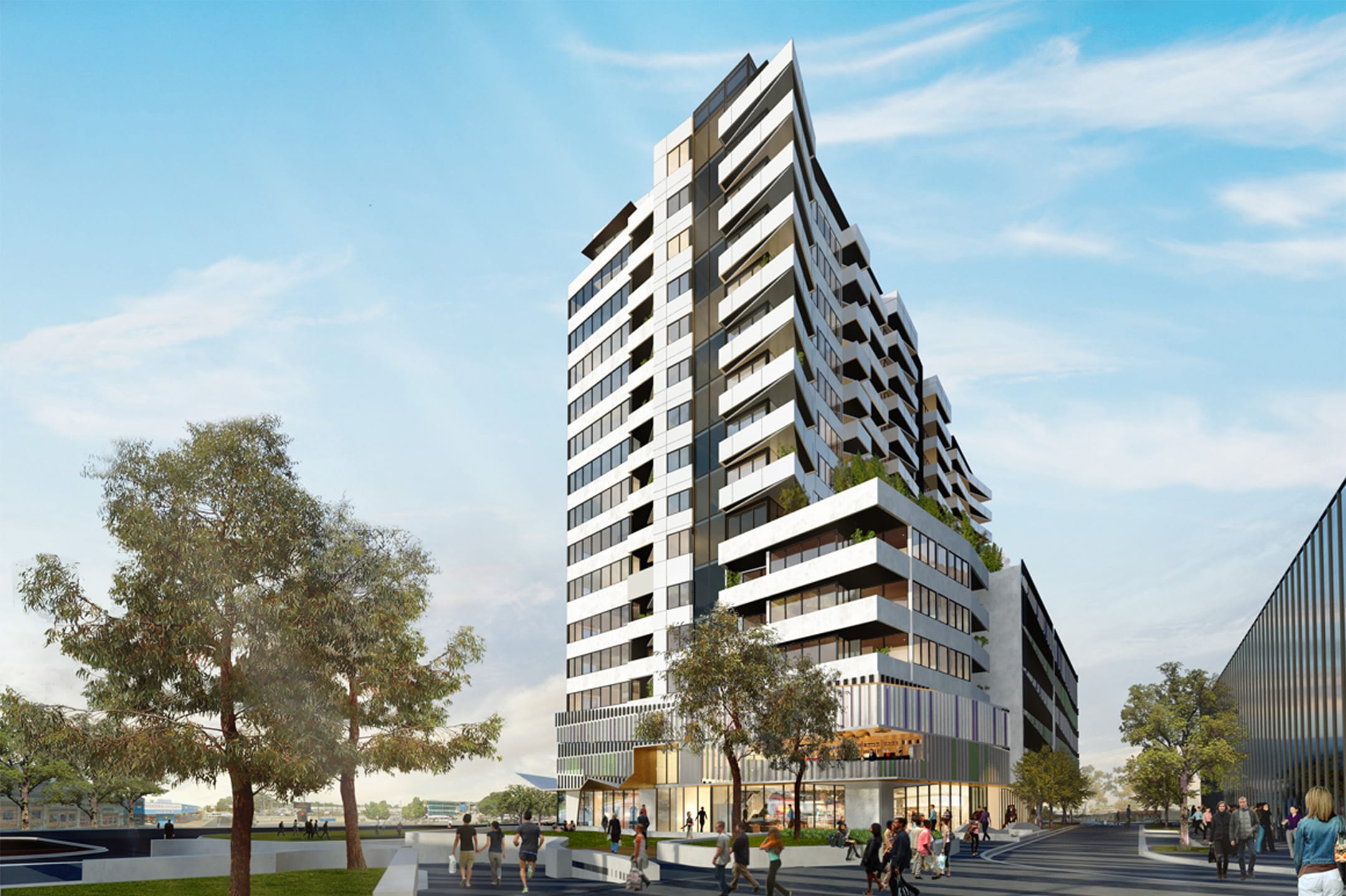 Central Dandenong's lot 10 - new 14 level residential proposal