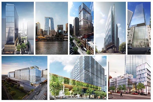 Office towers to the fore