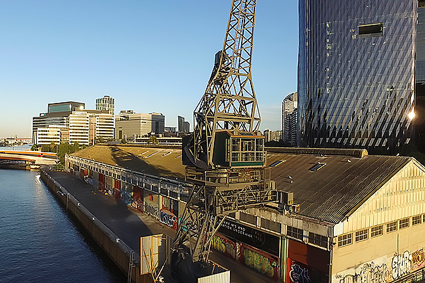 Riverlee restores Melbourne's last remaining original electric crane