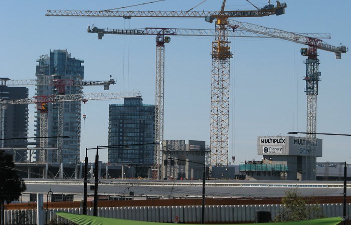 Melbourne under construction - a decade ago