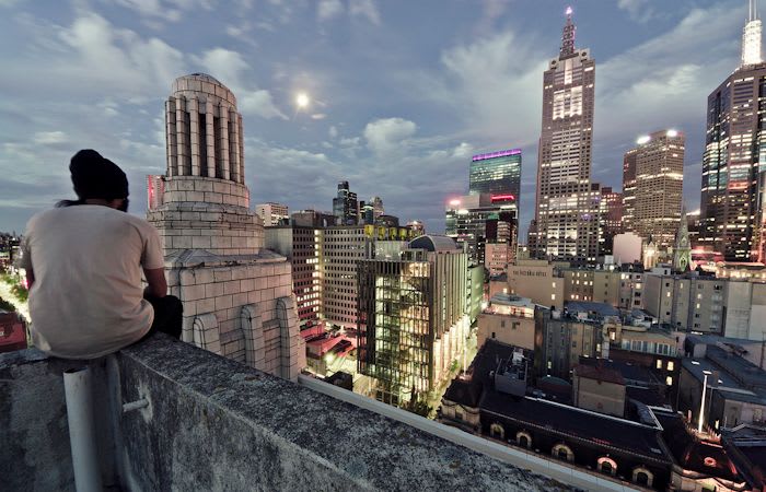 Melbourne from a different perspective