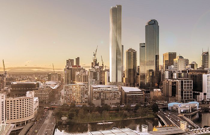 Softly does it: 555 Collins Street in detail