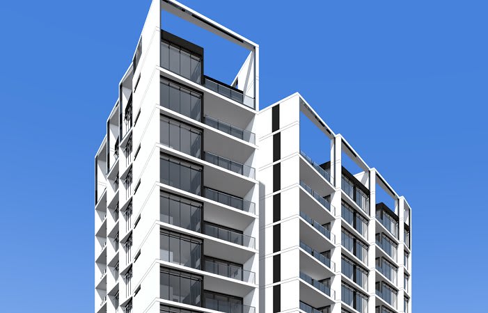 DKO Architecture designs for Meriton in Mascot