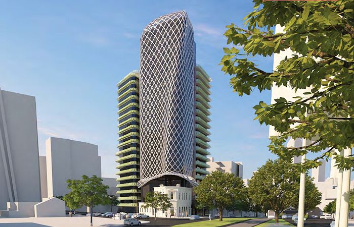 Elizabeth Street's squeezy scraper returns to planning