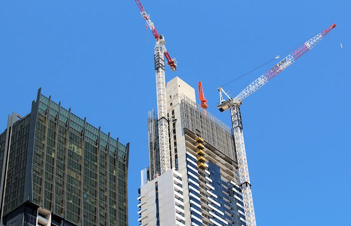 A new challenge brings a new crane to Brady's Vision Apartments