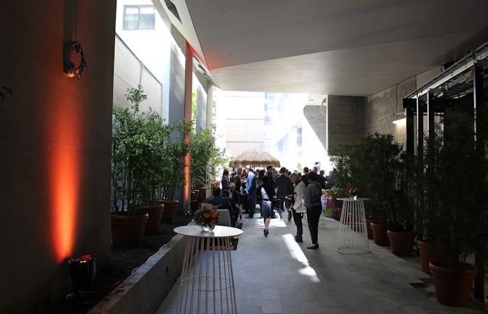 Fulton Lane on show during its topping out ceremony