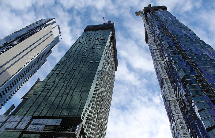 Where the tall ones are: a construction snapshot of the CBD's northern talls