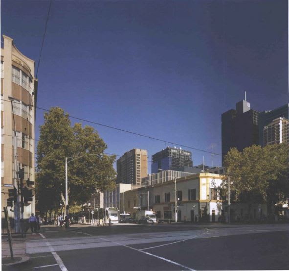 20-30 Bourke Street as observed from the steps of Parliament. © Bates Smart