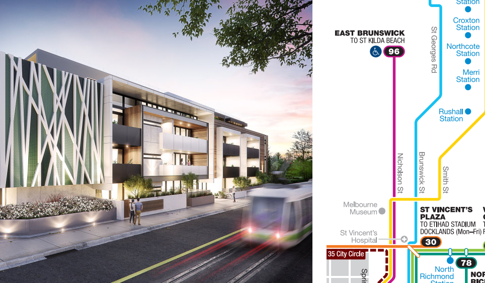 Melbourne's development by tram: the 96