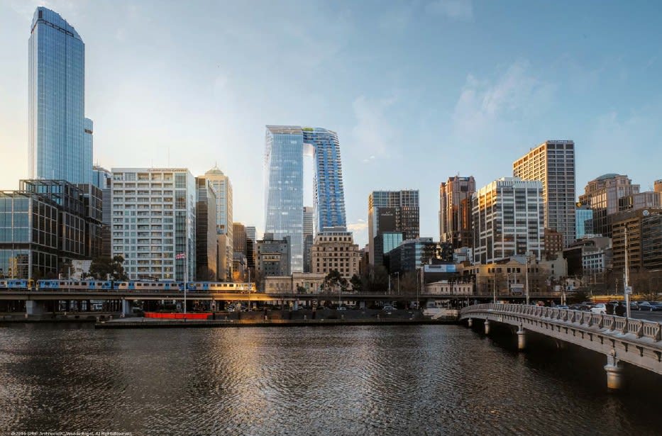 The case for 447 Collins Street