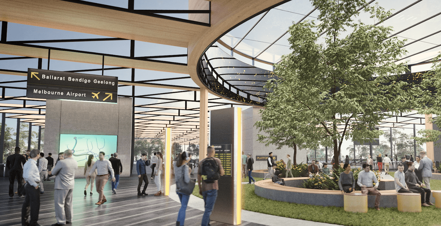 Sunshine in the hot seat as federal and state political parties settle on Melbourne Airport Rail Link route