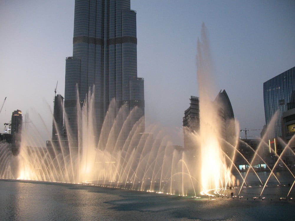 A giant fountain in Docklands: could it be the ticket?