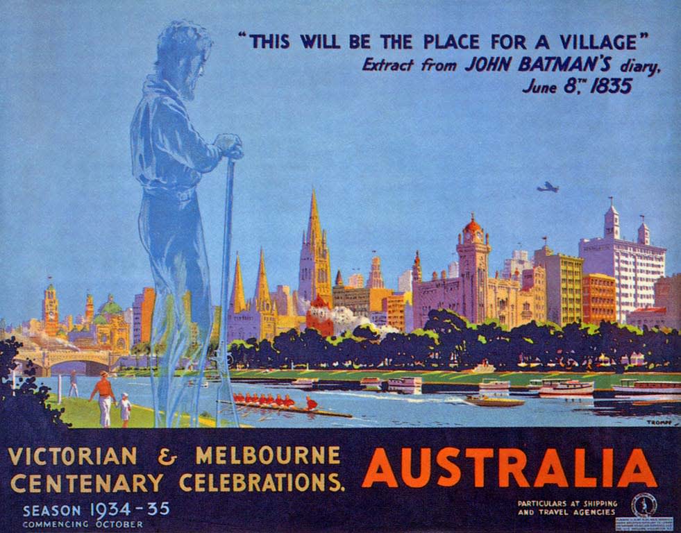 1934-35 Centenary of Victoria and Melbourne