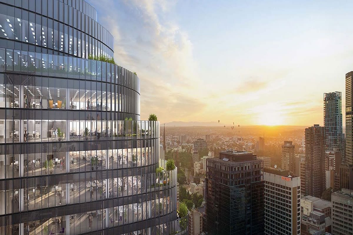 Rendering of upper floors of Wesley Place exterior. Image Credit: Cox Architecture